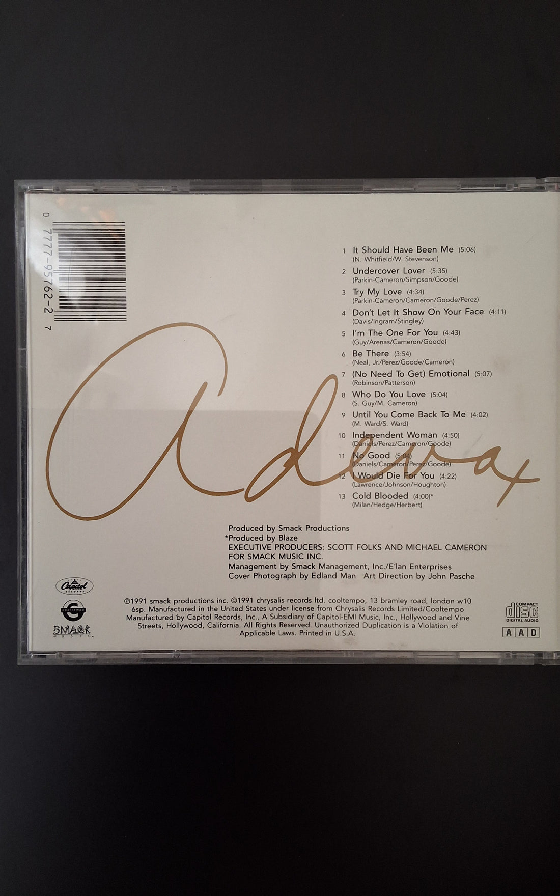 ซีดี Adeva - Love Or Lust CD VG+
