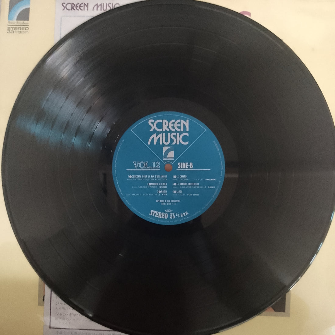 แผ่นเสียง Roy Budd And His Orchestra - Screen Music Vol. 12 Vinyl VG+