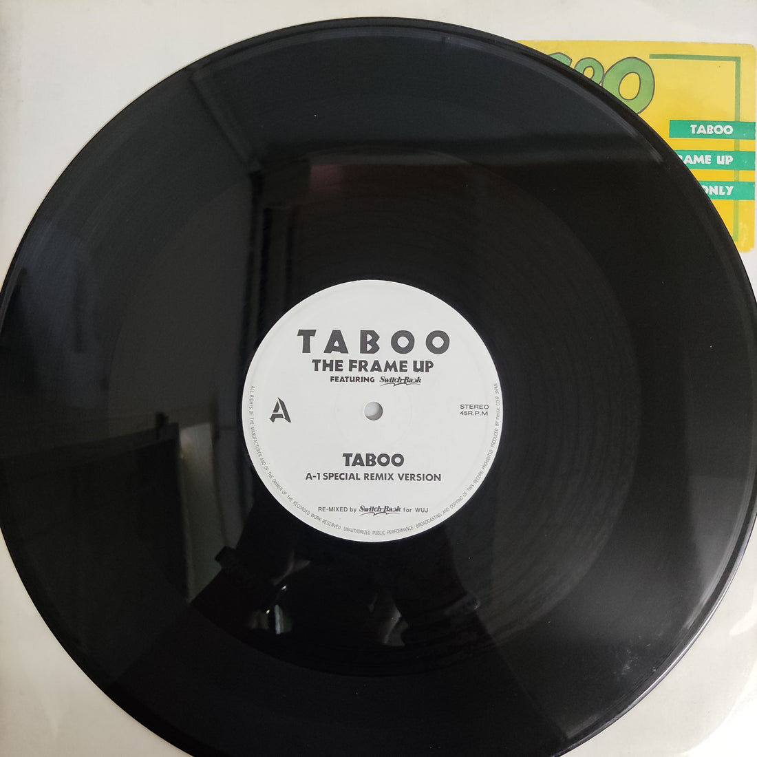 แผ่นเสียง The Frame Up - Taboo Vinyl VG+