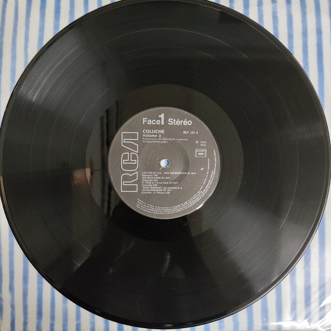 แผ่นเสียง Coluche – Enregistrement Public Vol. 3 Vinyl VG