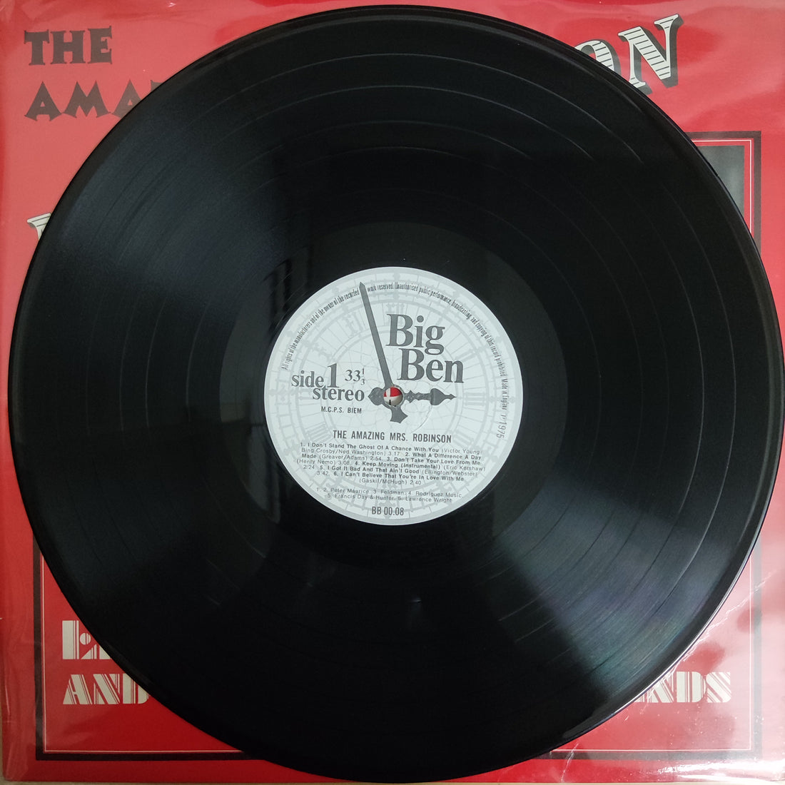แผ่นเสียง Mrs Robinson – The Amazing Mrs. Robinson Sings Gems From The Swing Era Vinyl VG+