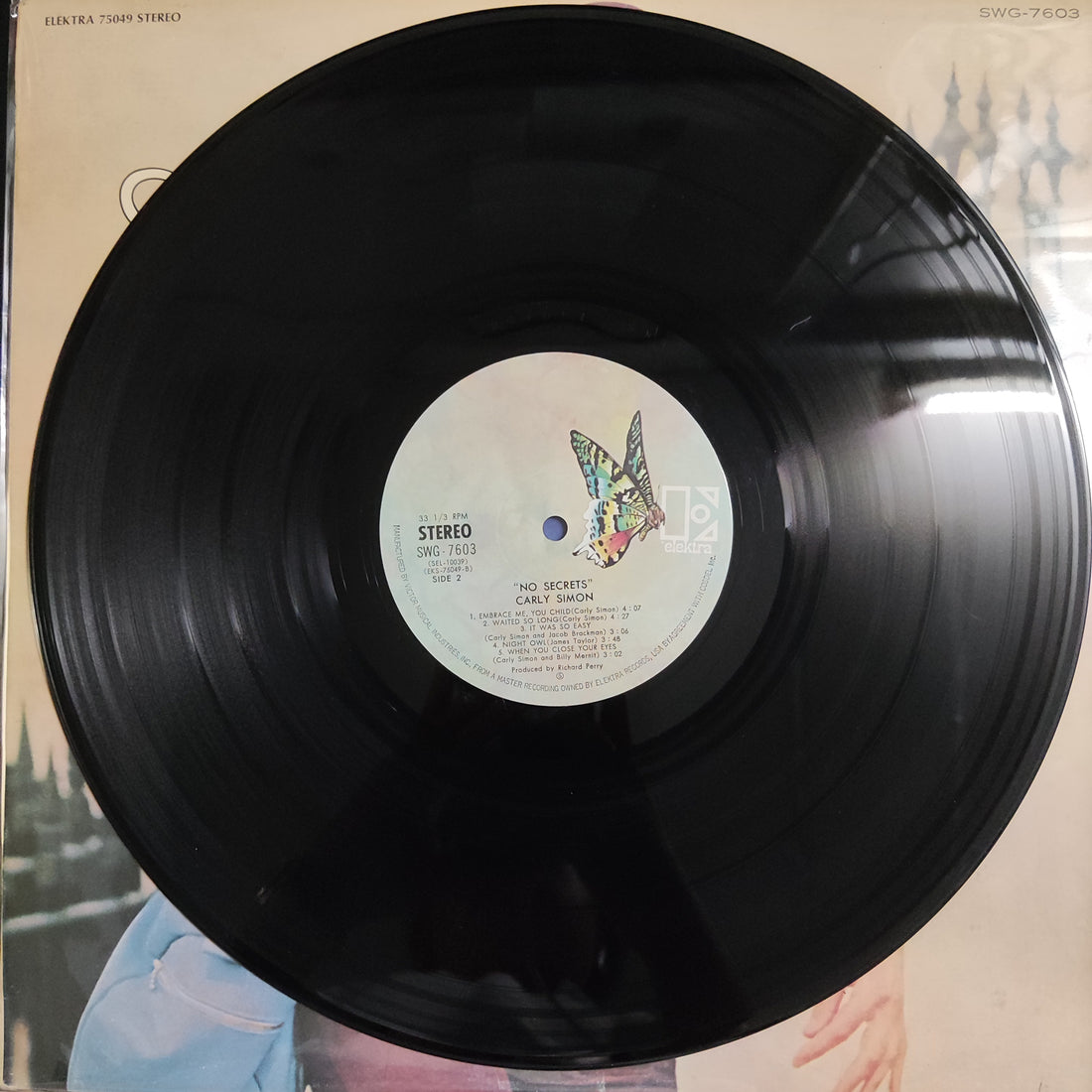 แผ่นเสียง Carly Simon - No Secrets Vinyl VG