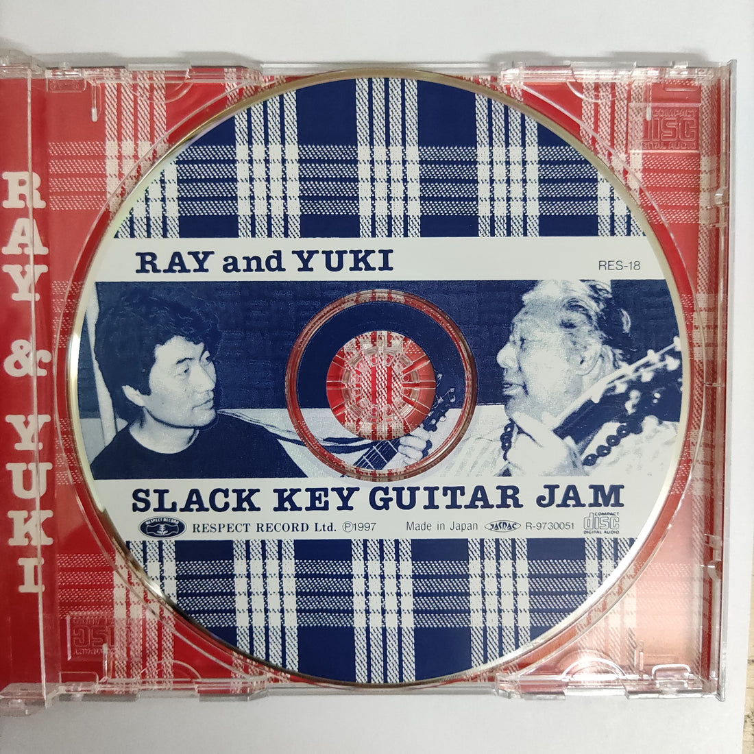 ซีดี Ray Kāne & Yuki Alani Yamauchi - Slack Key Guitar Jam CD VG+