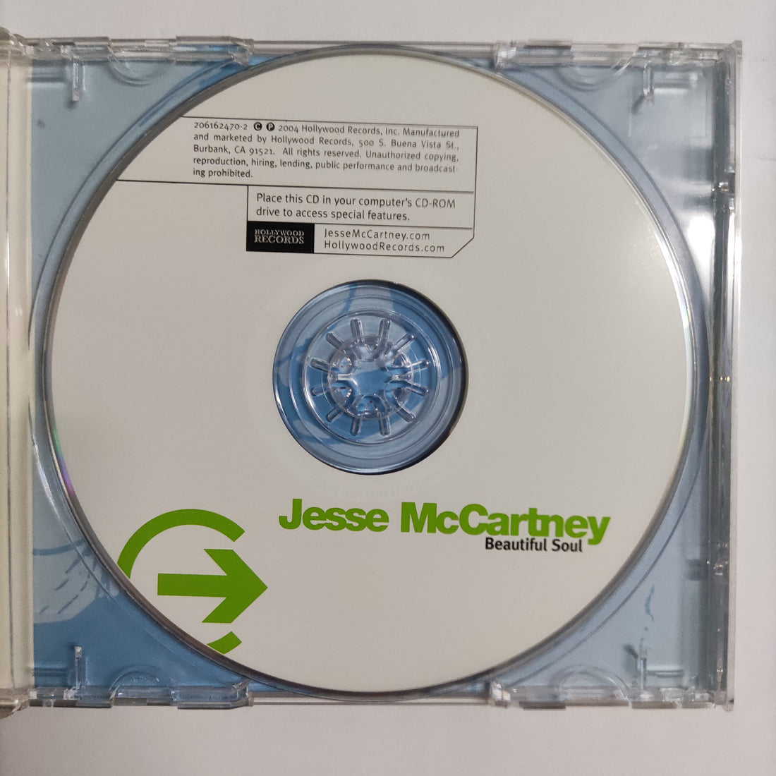 ซีดี Jesse McCartney - Beautiful Soul CD NM or M-