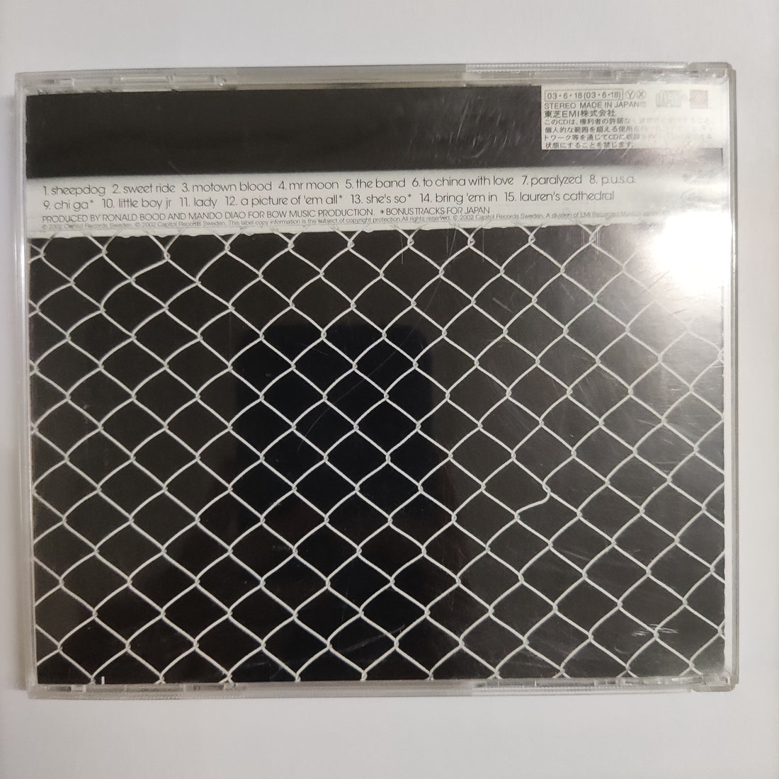 ซีดี Mando Diao - Bring 'Em In CD VG+
