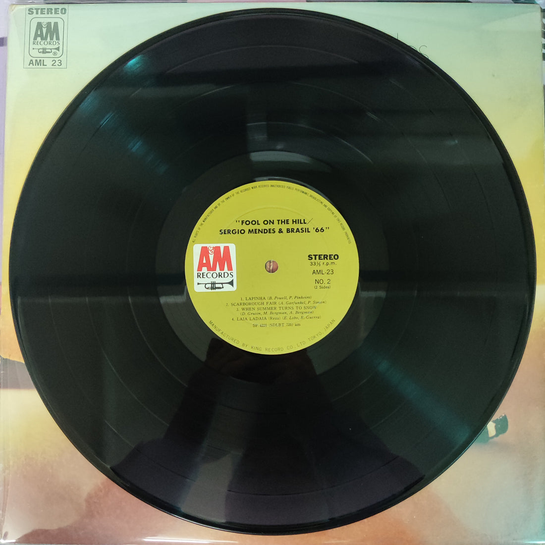 แผ่นเสียง Sérgio Mendes & Brasil '66 - Fool On The Hill Vinyl VG+