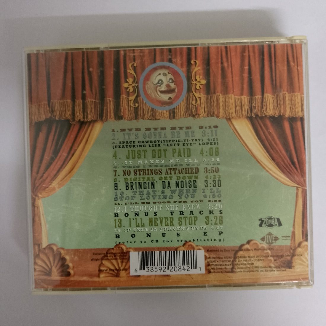 ซีดี *NSYNC - No Strings Attached CD VG+ 2CDs