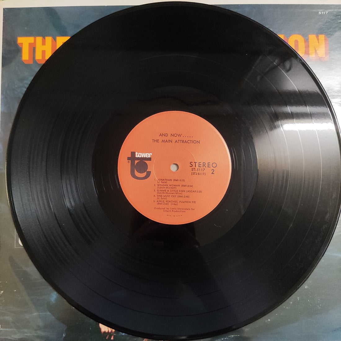 แผ่นเสียง The Main Attraction - And Now ..... The Main Attraction Vinyl VG+