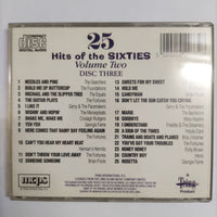 ซีดี Various - 25 Hits Of The Sixties Volume Two Disc 3 CD VG+