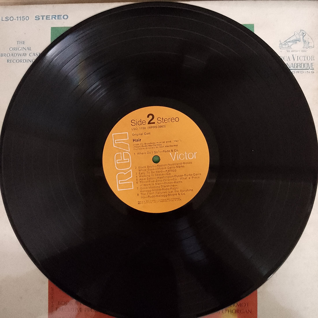 แผ่นเสียง Various - Hair - The American Tribal Love-Rock Musical The Original Broadway Cast Recording Vinyl VG+