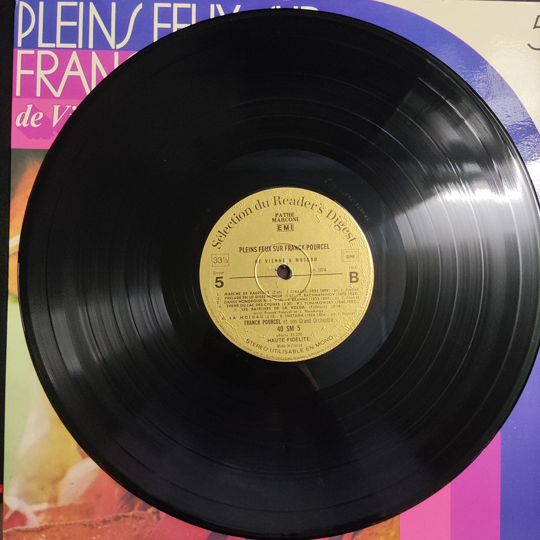 แผ่นเสียง Franck Pourcel - Pleins Feux Sur Vinyl VG+ 9LPs