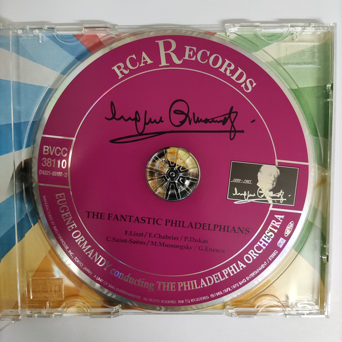 ซีดี Eugene Ormandy - The Philadelphia Orchestra Eugene Ormandy The Fantastic Philadelphians CD VG+