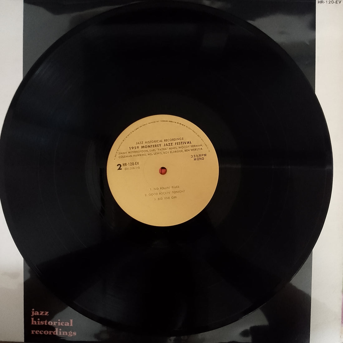 แผ่นเสียง Jimmy Witherspoon, Coleman Hawkins, Earl Hines, Mel Lewis, Woody Herman, Roy Eldridge, Ben Webster - 1959 Monterey Jazz Festival Vinyl VG+