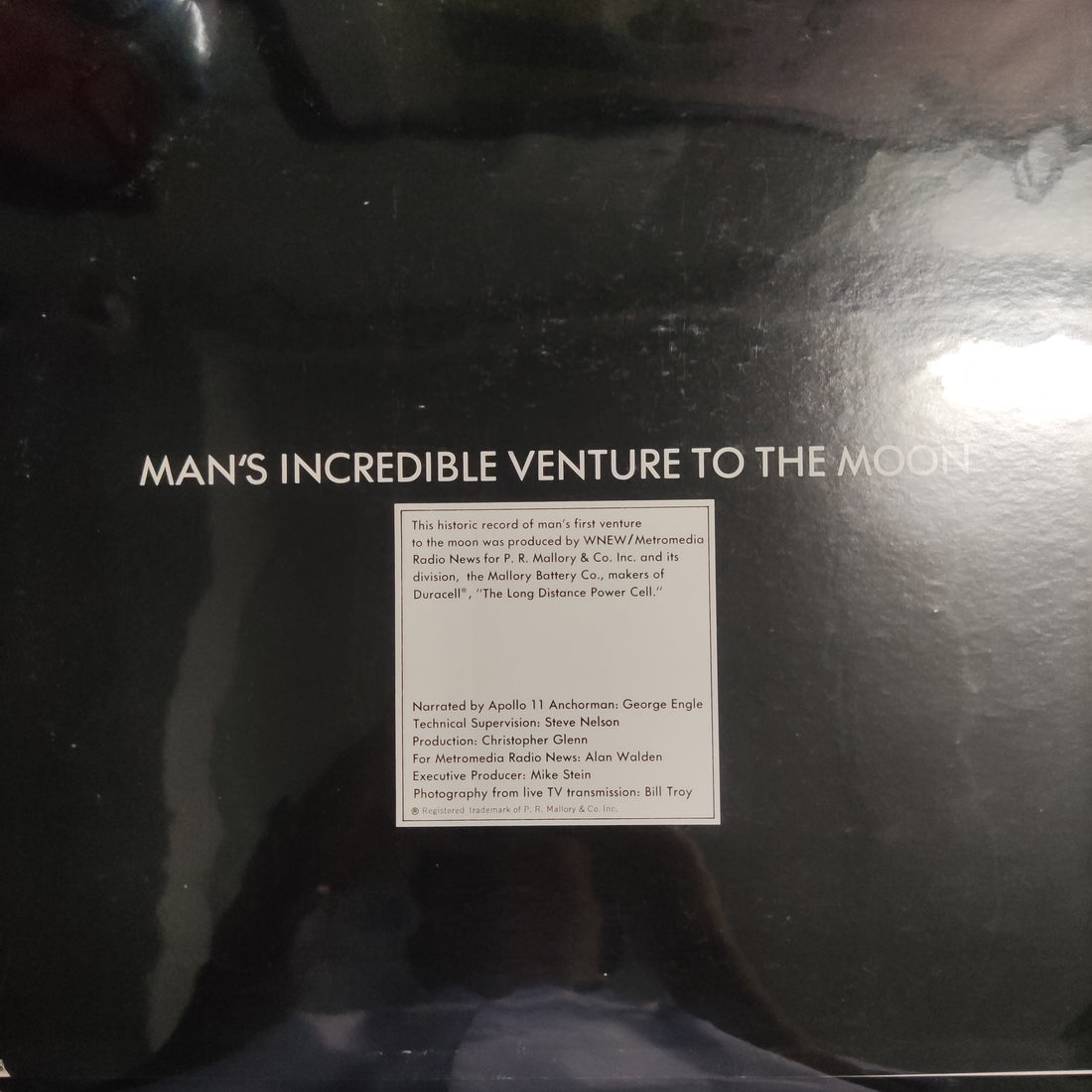แผ่นเสียง George Engle - Man's Incredible Venture To The Moon: The Story Of Apollo 11 Vinyl VG