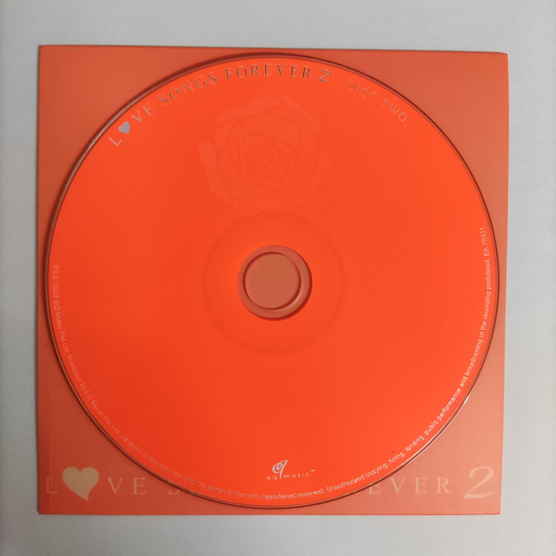 ซีดี Various - Love Songs Forever 2 CD NM 3CDs