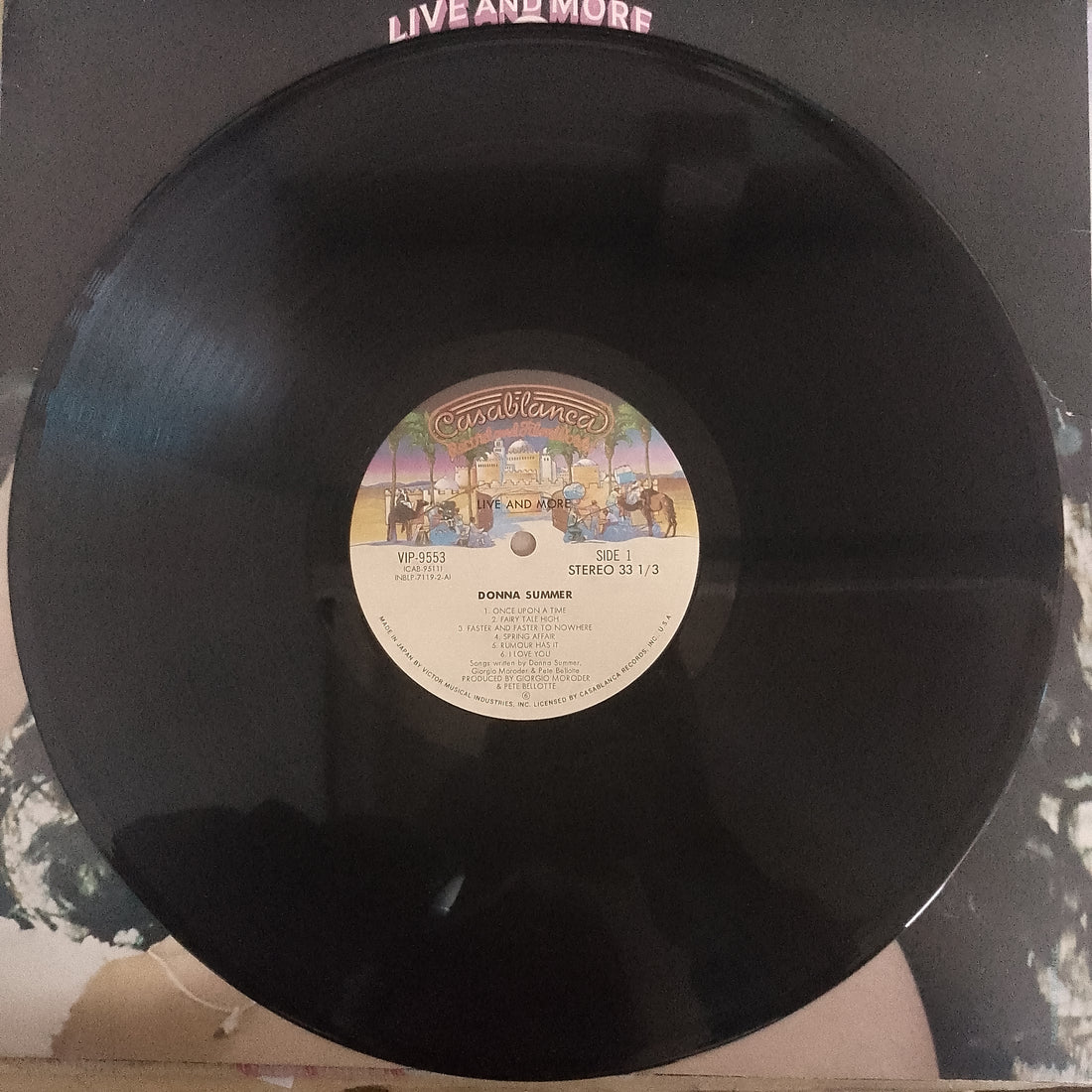 แผ่นเสียง Donna Summer - Live And More Vinyl VG+