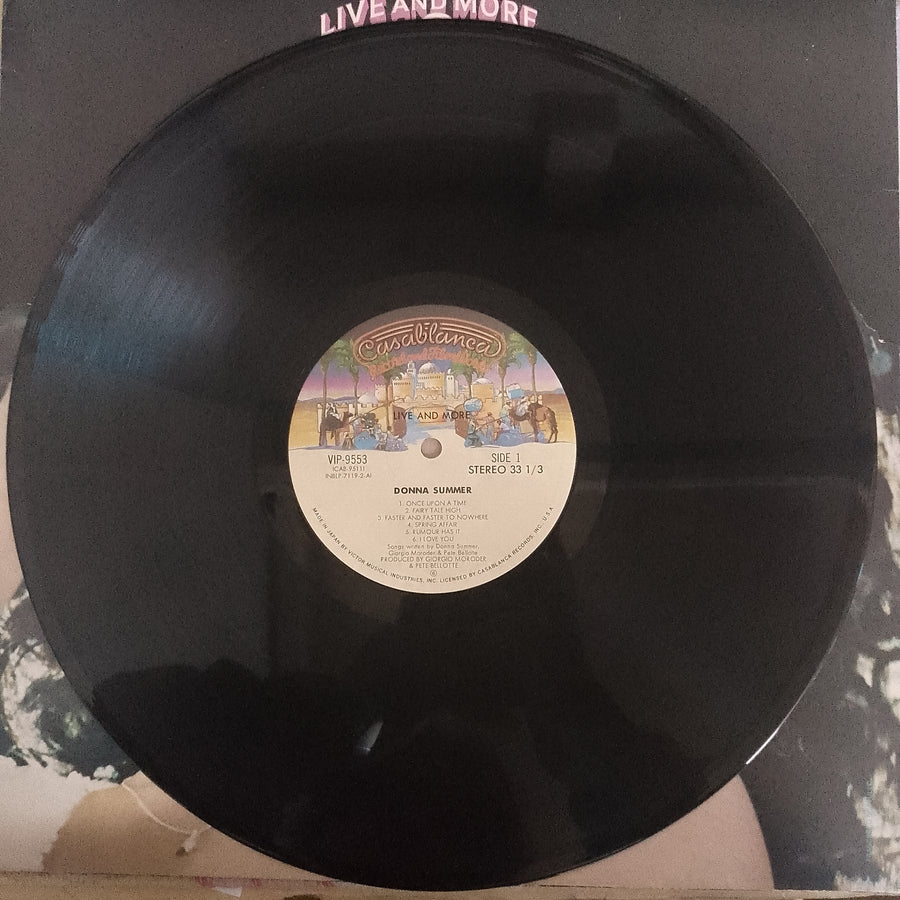 แผ่นเสียง Donna Summer - Live And More Vinyl VG+