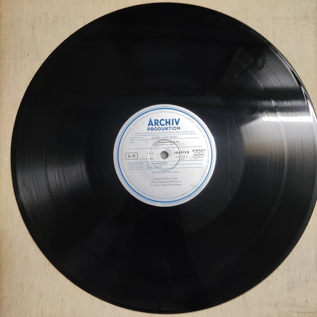 แผ่นเสียง Johann Sebastian Bach - George Frederick Handel Concerti Per L'Organo Ed Altri Stromenti Vinyl VG+ 5LPs