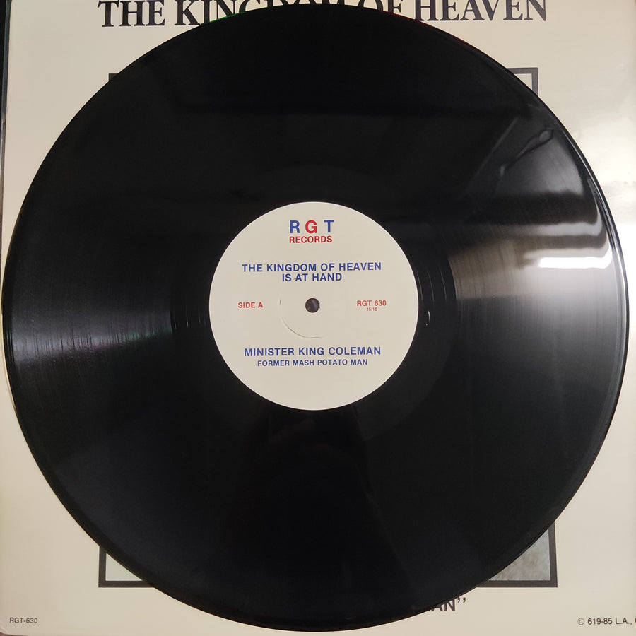 แผ่นเสียง King Coleman - The Kingdom Of Heaven Is At Hand Former Mash Potato Man Vinyl VG+
