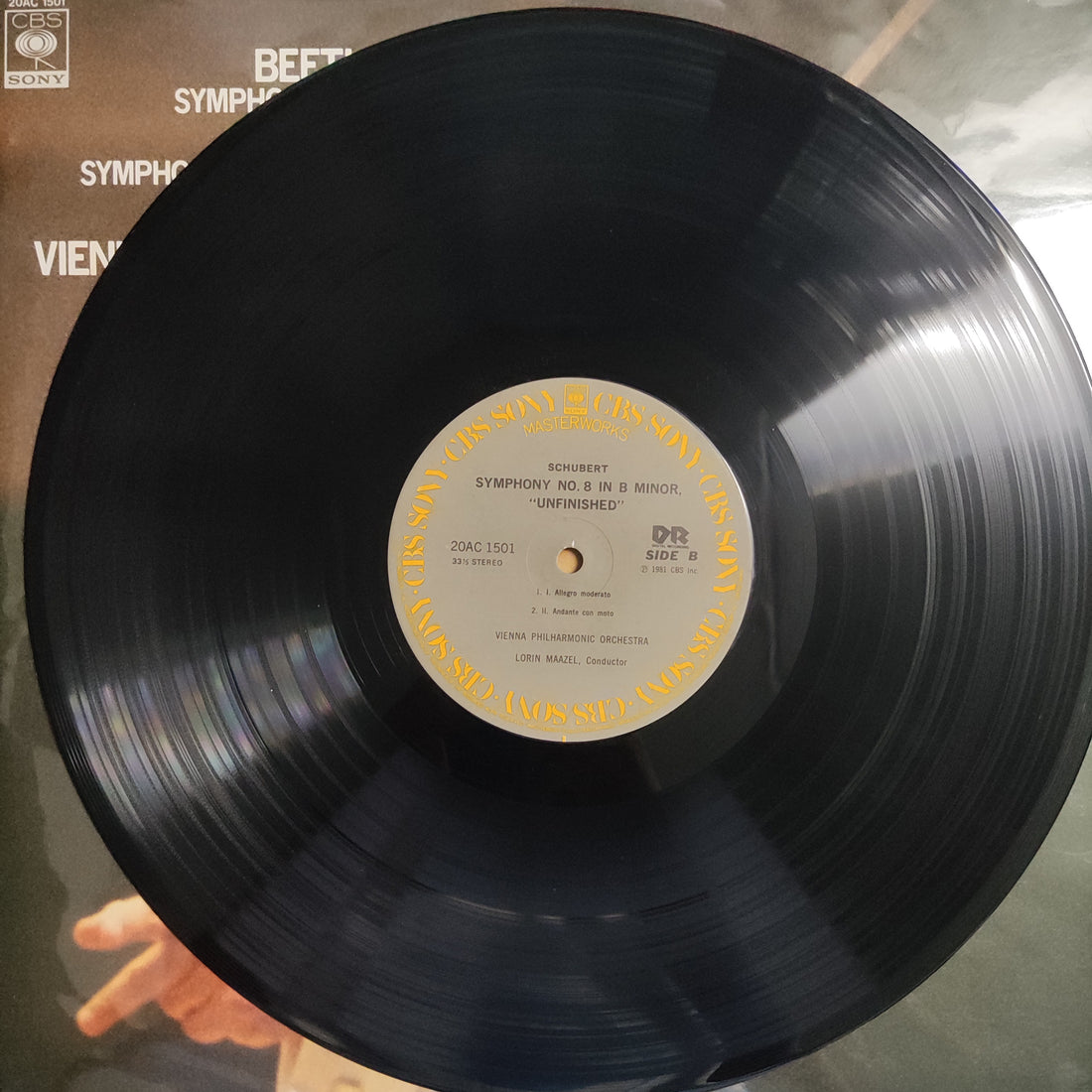 แผ่นเสียง Lorin Maazel / Vienna Philharmonic Orchestra / Beethoven - Symphony No.5 In C Minor / Schubert - Symphony No.8 In B Minor "Unfinished" Vinyl VG+