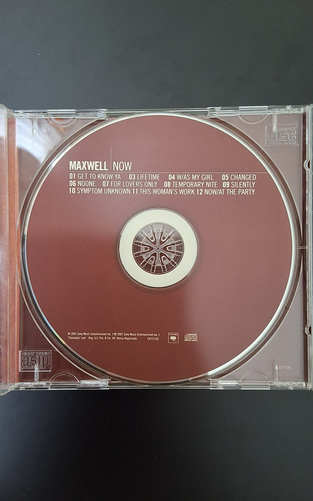 ซีดี Maxwell - Now CD VG+