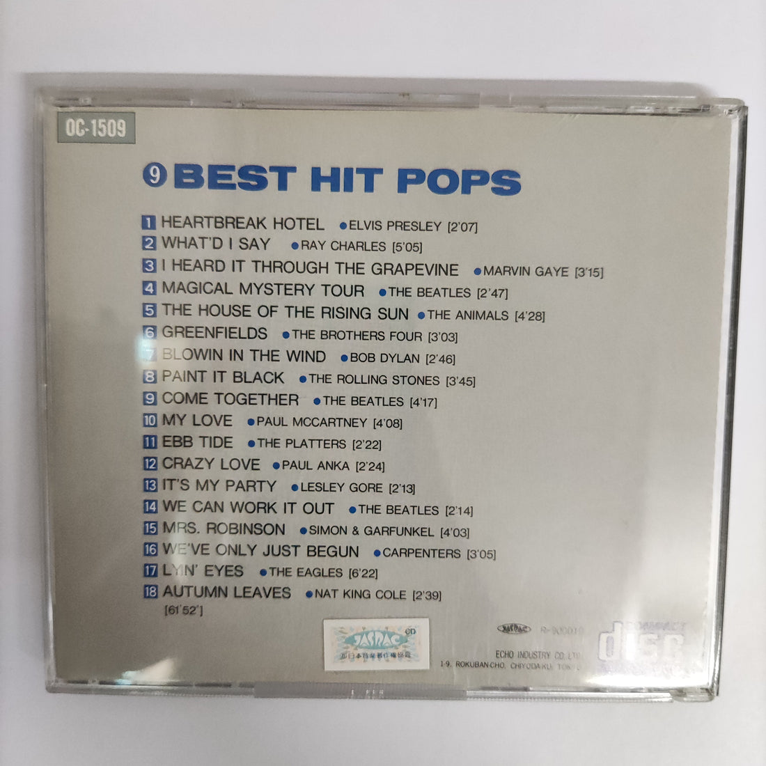 ซีดี Various - Best Hit Pops CD VG+