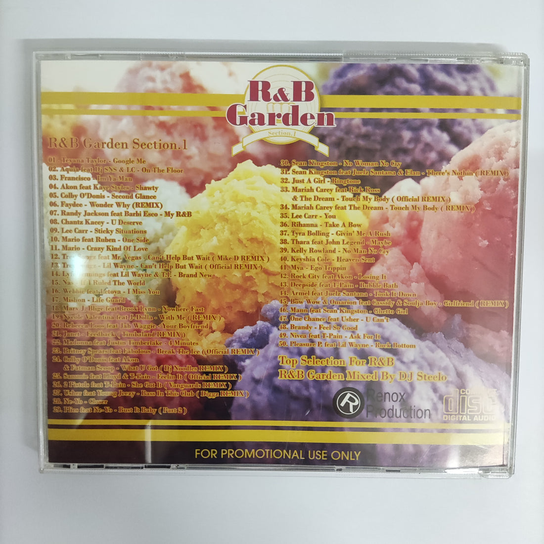 ซีดี Various - Top Selection For R&B Garden Section.1 CD VG