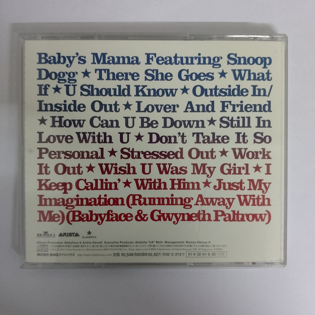 ซีดี Babyface - Face2Face CD VG+