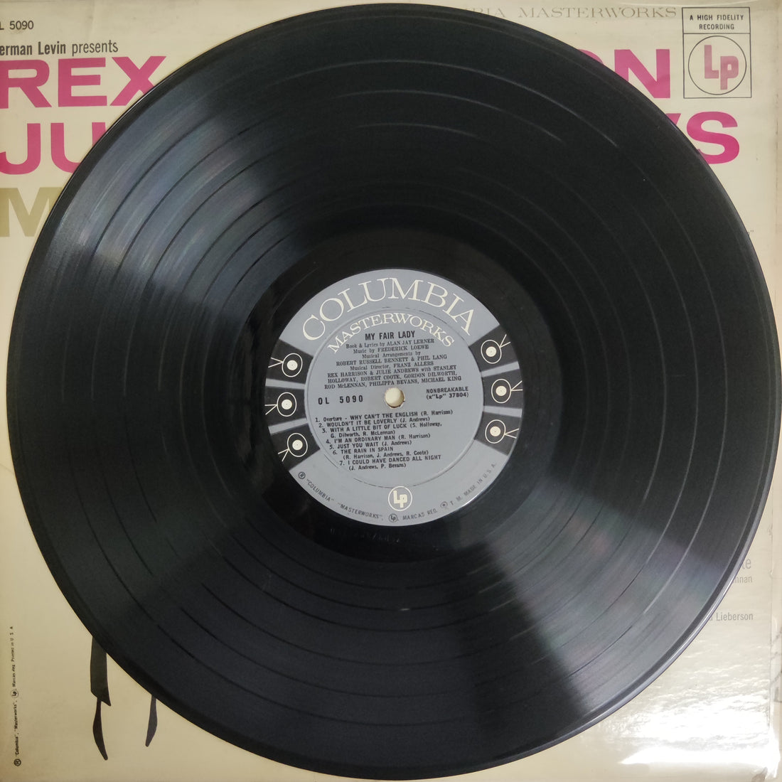 แผ่นเสียง Rex Harrison, Julie Andrews - My Fair Lady Adapted From Bernard Shaw’s”Pygmalion” Vinyl VG+