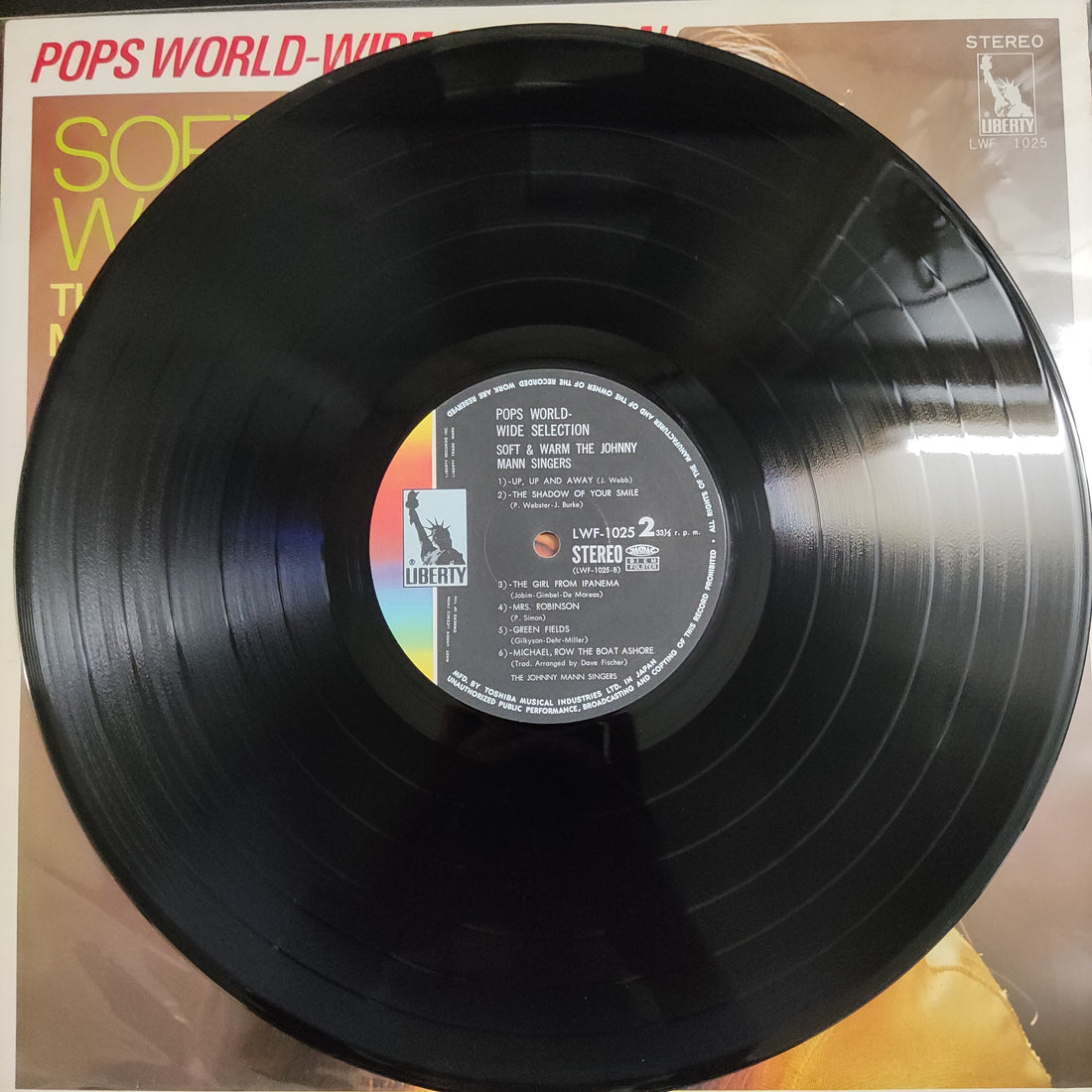 แผ่นเสียง The Johnny Mann Singers - Soft & Warm Vinyl VG+