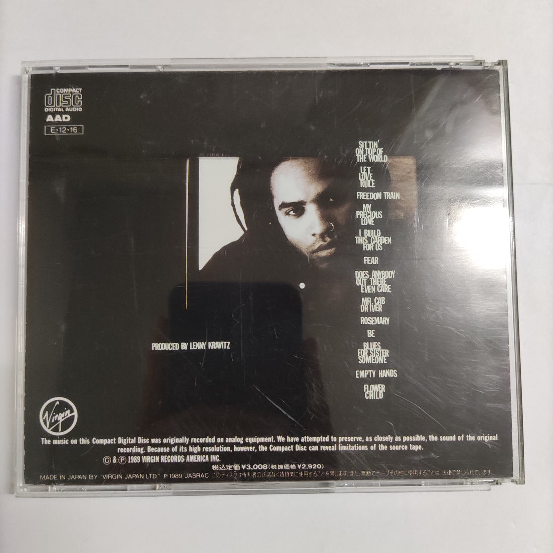 ซีดี Lenny Kravitz - Let Love Rule CD VG+