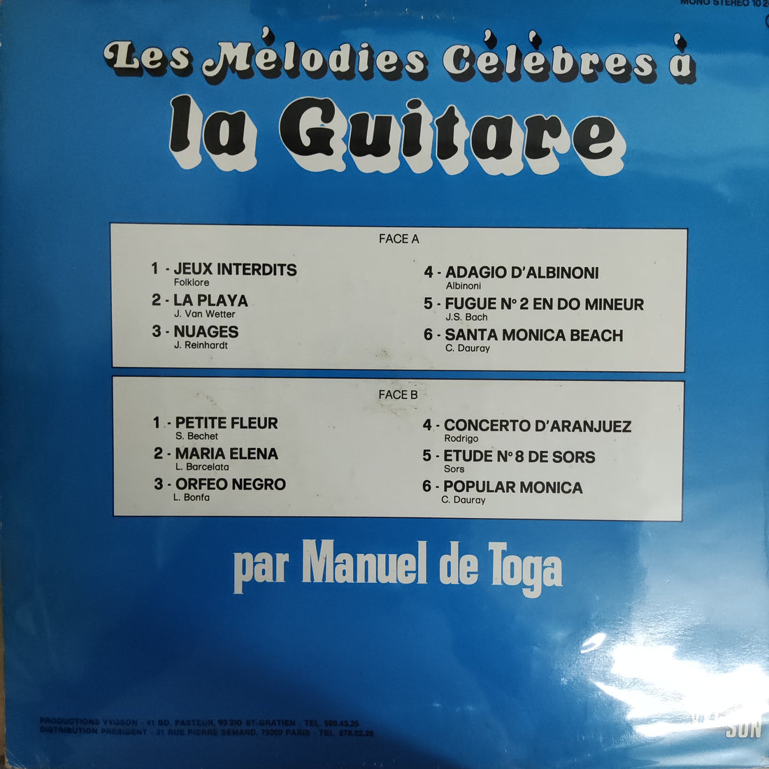แผ่นเสียง Various - Les Melodies Celebres A La Guitare Vinyl VG+