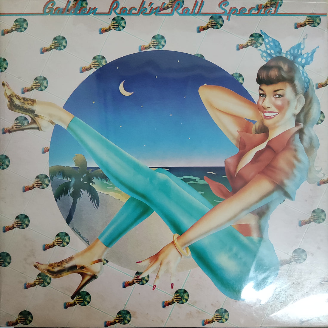 แผ่นเสียง Various - Golden Rock'N' Roll Special Vinyl VG+ 2LPs