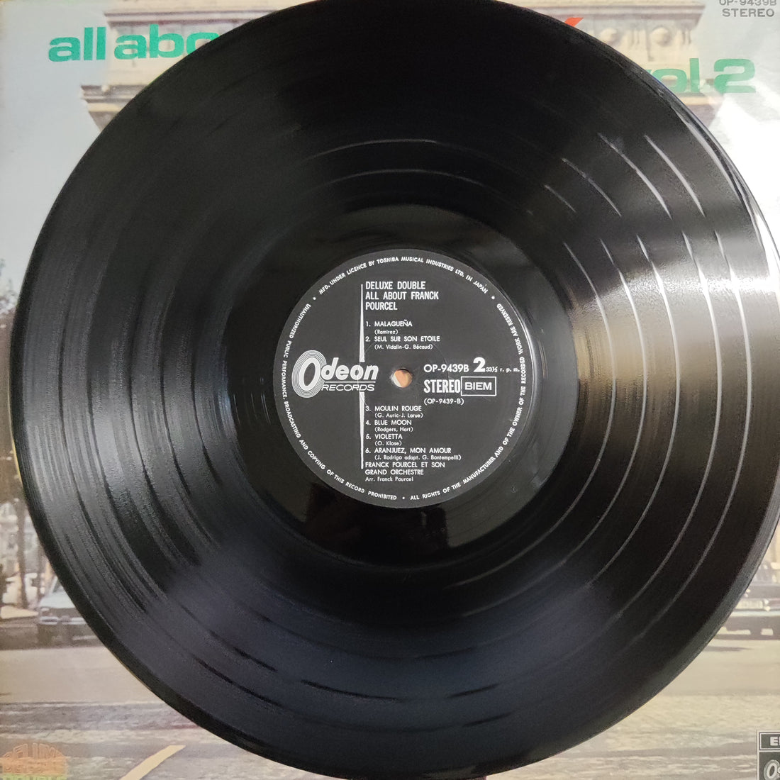 แผ่นเสียง Franck Pourcel - All About Franck Pourcel Vol.2 Vinyl VG+ 2LPs