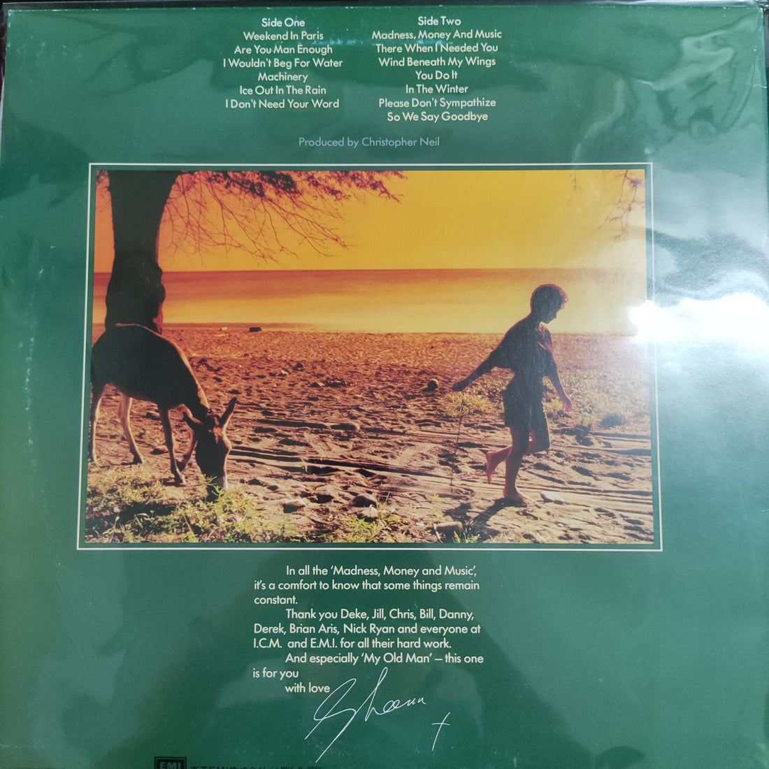 แผ่นเสียง Sheena Easton - Madness, Money And Music Vinyl VG+