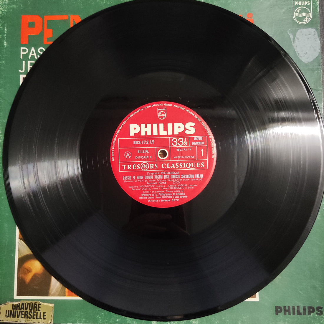 แผ่นเสียง Penderecki - Passio Et Mors Domini Nostri Jesu Christi Secundum Lucam Vinyl VG+ 2LPs