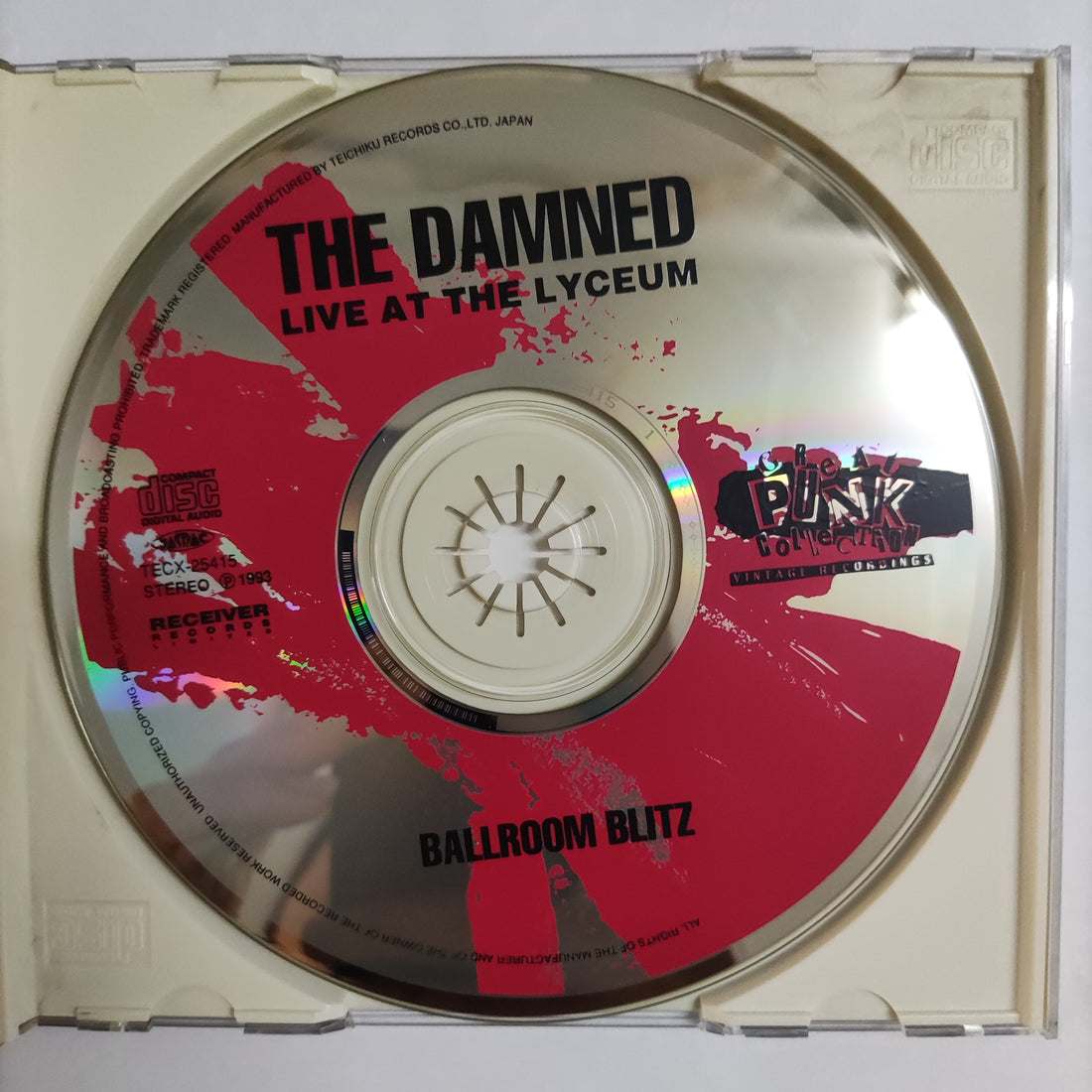 ซีดี The Damned - Ballroom Blitz - Live At The Lyceum CD VG+