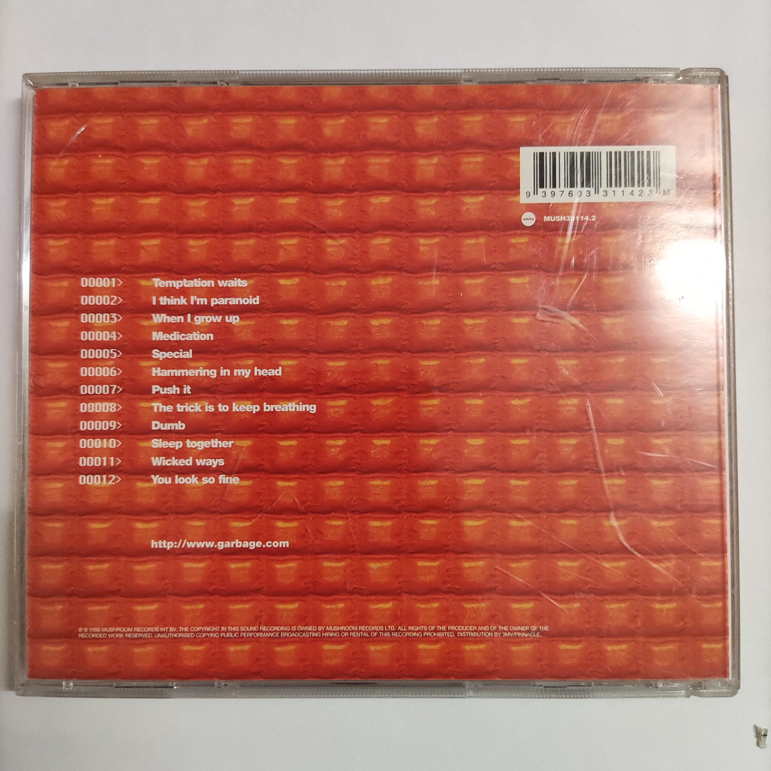 ซีดี Garbage - Version 2.0 CD VG+