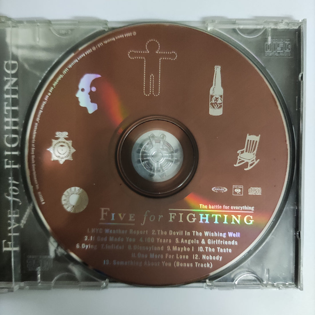 ซีดี Five For Fighting - The Battle For Everything CD VG+