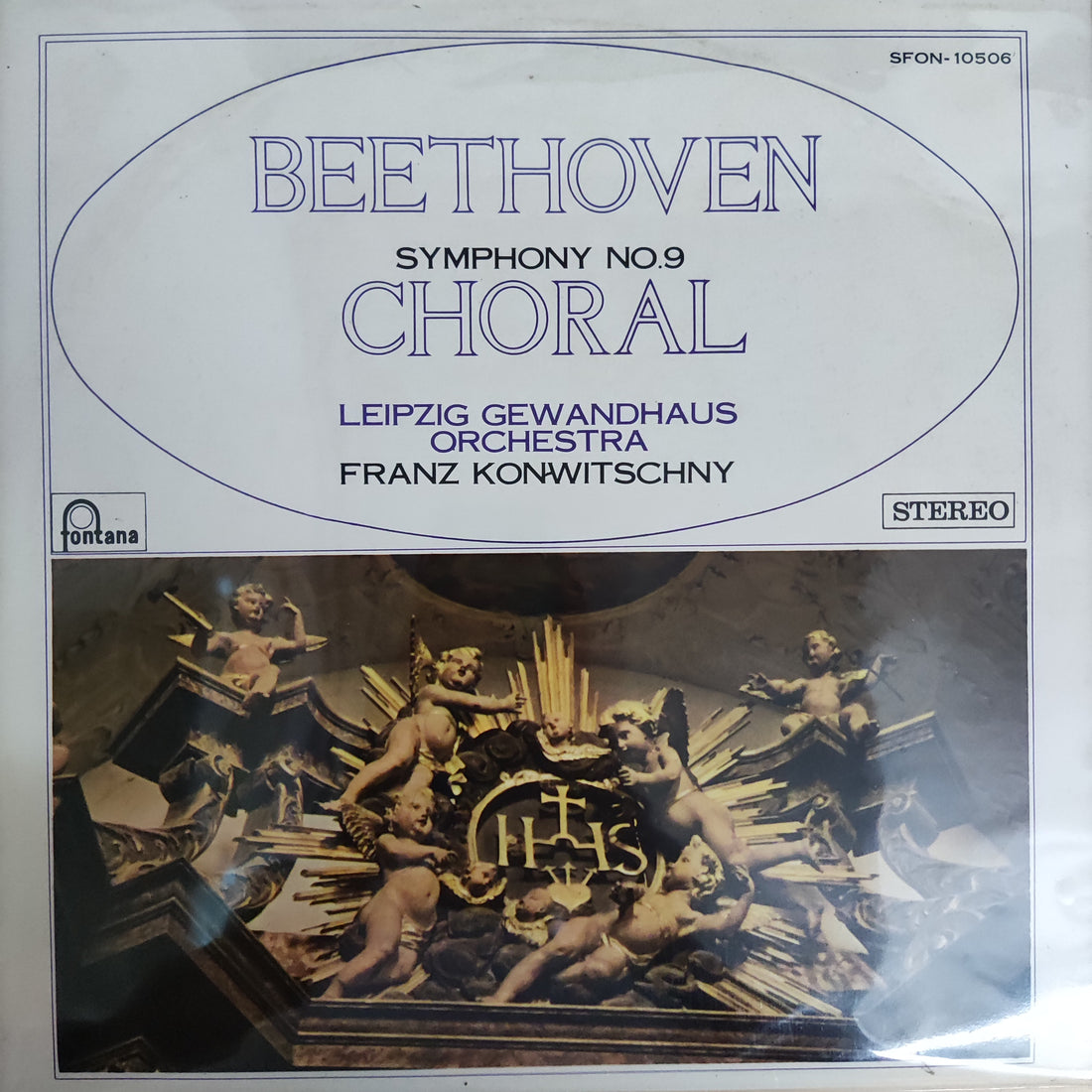 แผ่นเสียง Various - Beethoven Symphony No.9 Choral Leipzig Gewandhaus Orchestra Franz Konwitschny Vinyl VG+