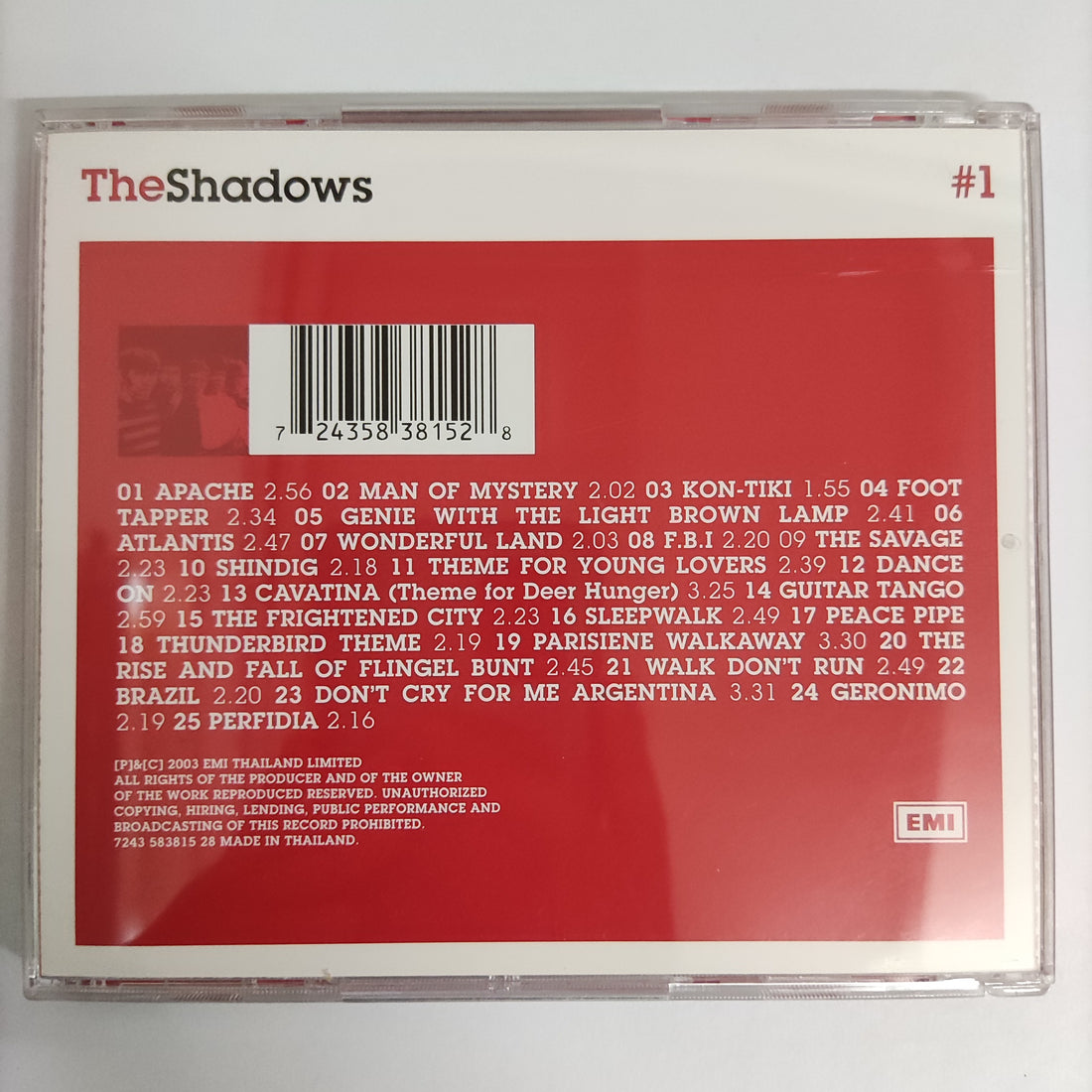 ซีดี The Shadows CD NM