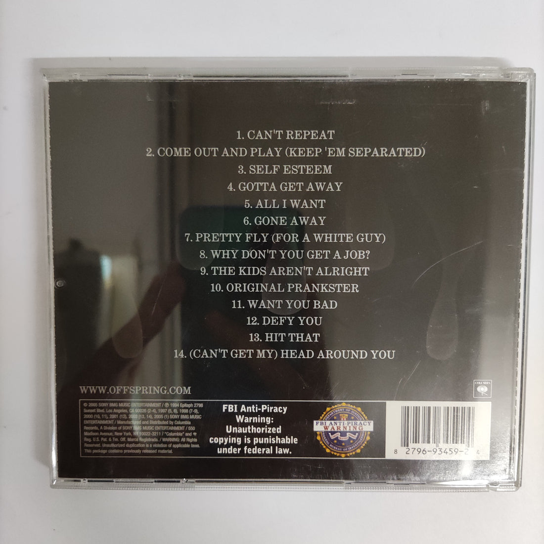 ซีดี The Offspring - Greatest Hits CD VG