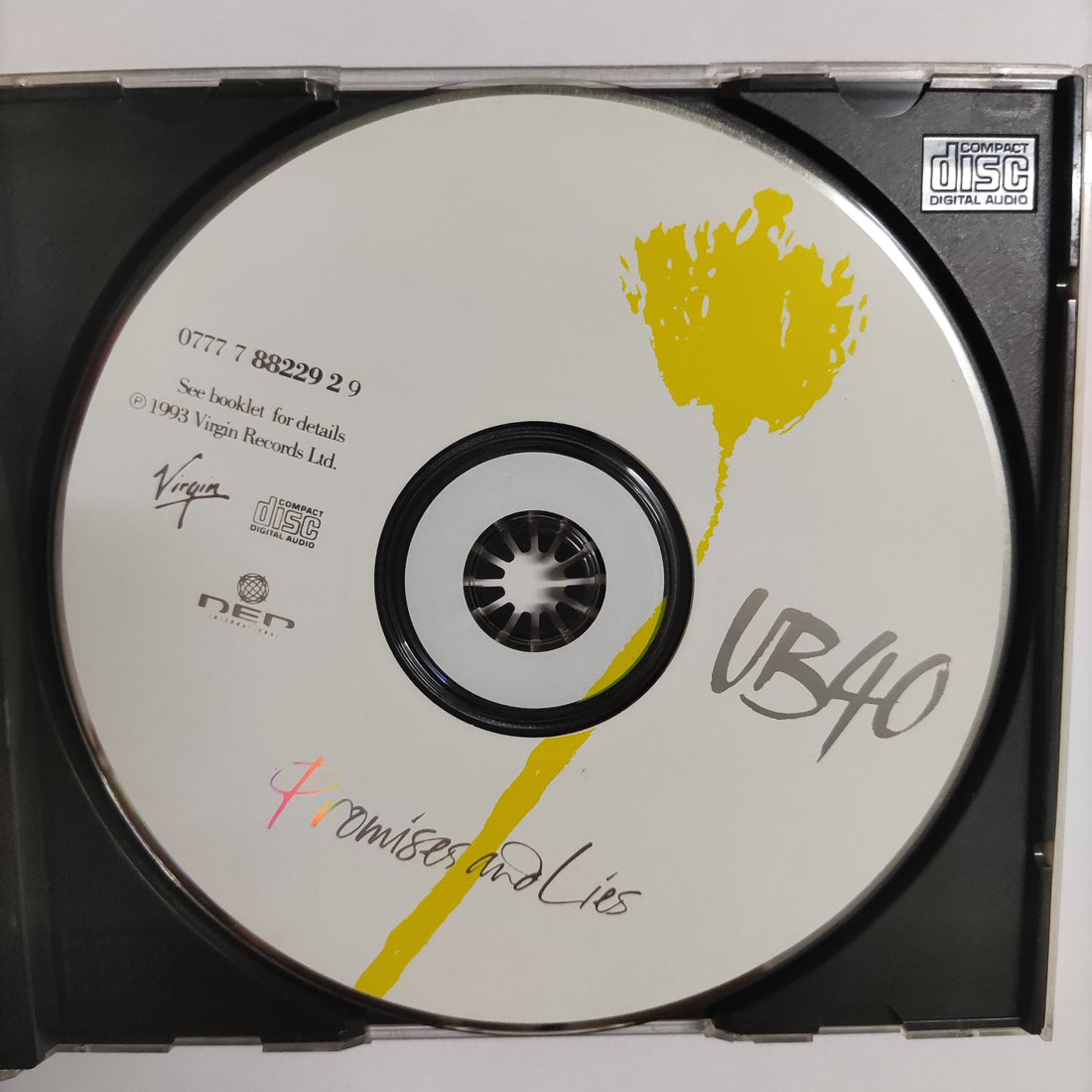 ซีดี UB40 - Promises And Lies CD VG+