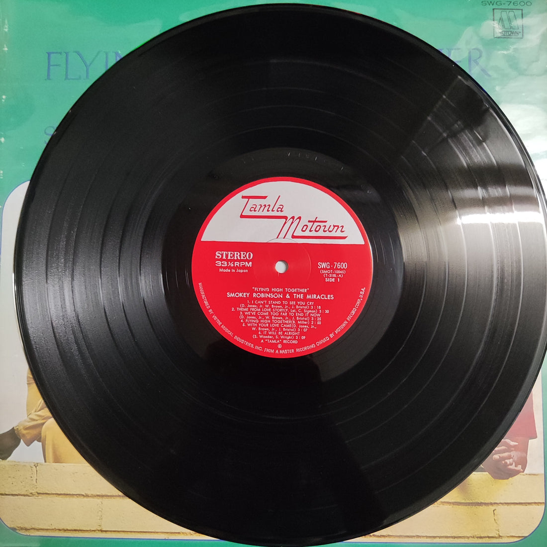 แผ่นเสียง The Miracles - Flying High Together Vinyl VG+