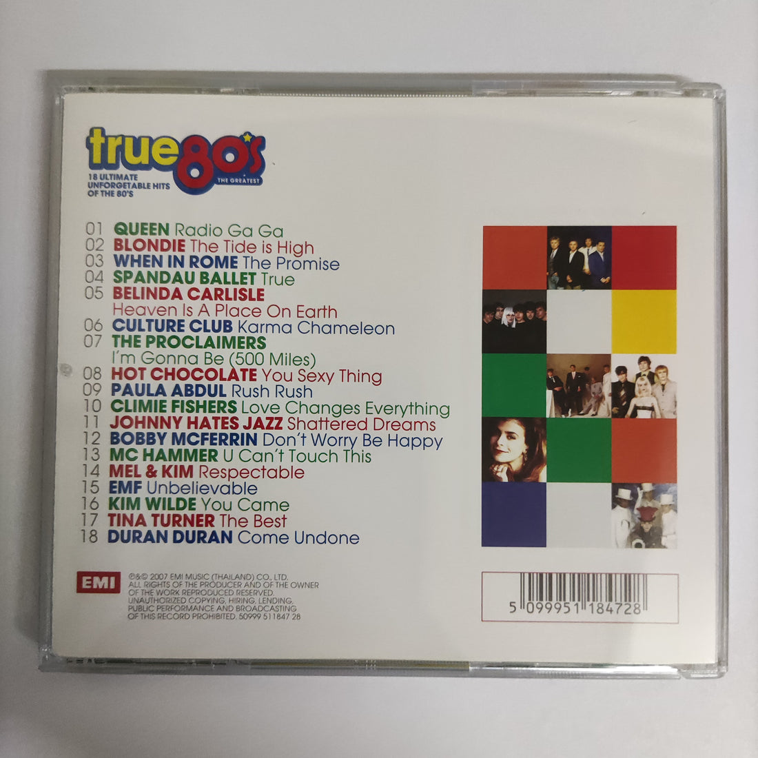 ซีดี Various - True 80s The Greatest CD NM