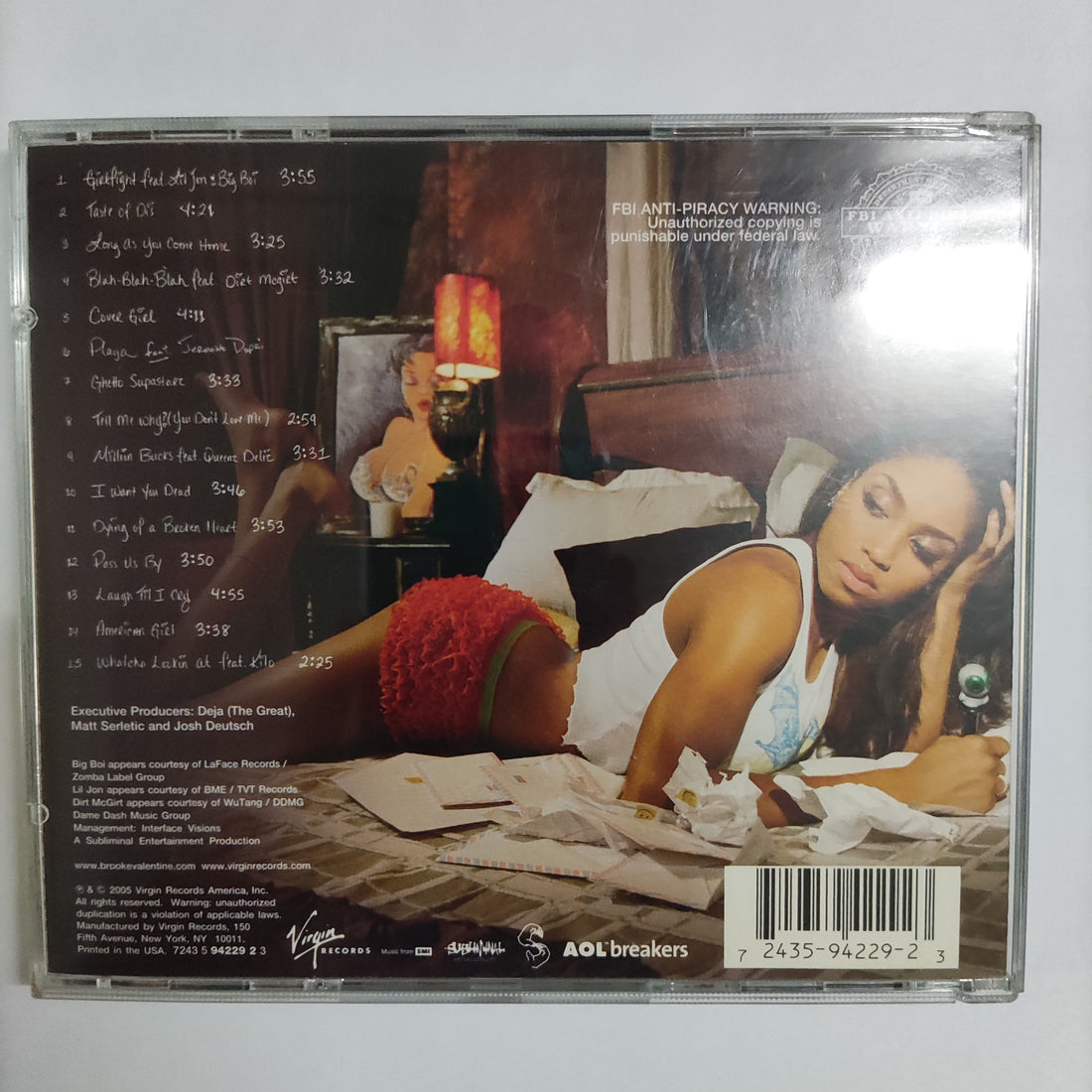 ซีดี Brooke Valentine - Chain Letter CD VG+