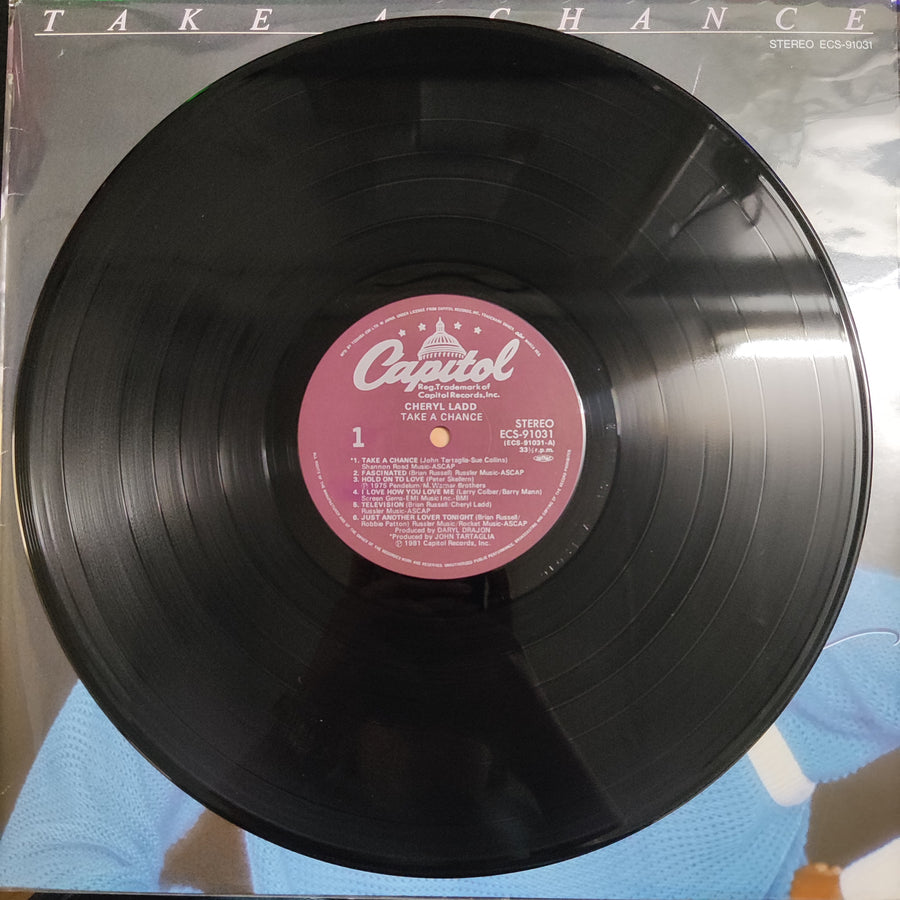 แผ่นเสียง Cheryl Ladd - Take A Chance Vinyl VG+