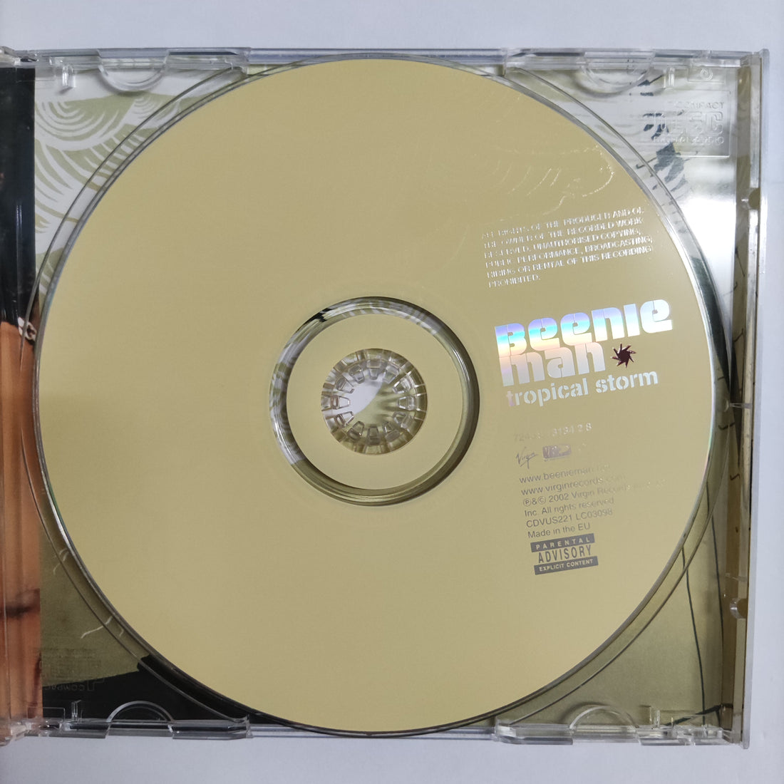 ซีดี Beenie Man - Tropical Storm CD VG+