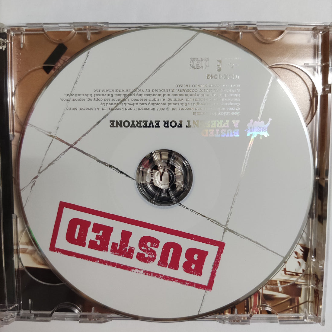 ซีดี Busted - A Present For Everyone CD VG+ 2CDs