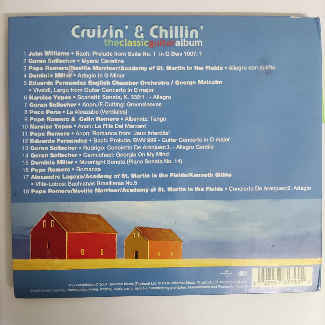 ซีดี Various - Cruisin & Chillin The Classic Guitar Album CD VG+